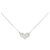Autre Marque Diamantenhalskette PT900 PT850 Silber