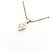 Autre Marque Collana K10 Pink Gold Diamond Rosa - vista 4