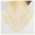 Autre Marque Collana K10 Pink Gold Diamond Rosa - vista 6