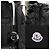 MONCLER SABLETTES 100% Nylon Down Jacket Black - view 3
