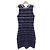 Vestido Louis Vuitton negro y azul
