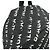 Balenciaga Wheel Nylon-Rucksack Schwarz Weiß - Ansicht 4