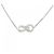 Collana Cartier Agrafe 750 White Gold Argento