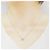 Autre Marque Collana in oro bianco Au750 e diamanti rosa - vista 6