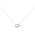 Autre Marque Collar de oro blanco Au750 y diamantes rosas