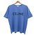 Céline T-Shirt aus Baumwolle Blau