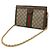 Borsa a tracolla con catena Gucci Ophidia GG Supreme PVC Marrone Rosso Beige Verde - vista 2