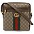 Borsa a tracolla Gucci Ophidia GG Supreme Rosso Beige Verde