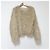 Autre Marque Discoat Shaggy Strickpullover Beige