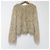 Autre Marque Discoat Shaggy Strickpullover Beige - Ansicht 2