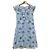 Autre Marque Vestido de cupro Harrods Azul