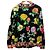 Autre Marque LEONARD Cardigan mit Blumenprint Schwarz Mehrfarben - Ansicht 4