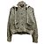 Cardigan 2way in maglia Moncler Beige Verde