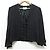 Autre Marque Veste sans col Ingeborg Noir