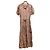 Autre Marque Langes Kleid mit Blumenprint Wonderful World Pink