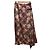 Autre Marque Falda plisada de cuadros con estampado Flower Wonderful World Rosa