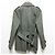 Trench Coat Corto Coach Verde Caqui - vista 2