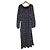 Autre Marque WHYTO. Kleid mit Blumenprint Schwarz