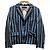 Autre Marque tricot COMME des GARCONS Stripe Jacket Blue Navy blue