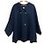 Chaqueta sin cuello de lana S Max Mara EMILIE Azul Azul marino