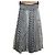 Autre Marque VIVIENNE TAM Patchwork-Rock aus Baumwolle Braun Schwarz Weiß