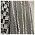 Autre Marque VIVIENNE TAM Patchwork-Rock aus Baumwolle Braun Schwarz Weiß - Ansicht 4