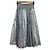 Autre Marque VIVIENNE TAM Patchwork-Rock aus Baumwolle Braun Schwarz Weiß - Ansicht 5