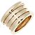 Bulgari Anello Bvlgari B.zero1 Au750 4 Band Misura 48 D'oro