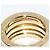 Bulgari Anello Bvlgari B.zero1 Au750 4 Band Misura 48 D'oro - vista 4