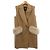 Autre Marque Drawer Langer Gilet Braun