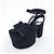 Sandali in tweed di cotone CHANEL G46430B20339 Nero - vista 3