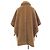 Max Mara TEBE Teddy Bear Camel Silk Cape Marrone - vista 2
