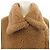 Max Mara TEBE Teddy Bear Camel Silk Cape Marrone - vista 5