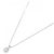 Autre Marque Royal Asscher Platin-Diamant-Halskette Silber - Ansicht 2