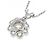 Autre Marque Royal Asscher Platin-Diamant-Halskette Silber - Ansicht 4