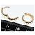 Autre Marque LuxUness Au750 Ohrringe Gold Golden - Ansicht 3