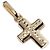 Autre Marque Pendente Croce LuxUness in Oro Au750 D'oro
