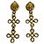 Pendientes de clip Chanel Dorado - vista 3