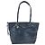 Borsa a tracolla 2 vie COACH Big Signature in pelle Blu Blu navy