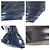 Borsa a tracolla 2 vie COACH Big Signature in pelle Blu Blu navy - vista 6