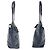 Borsa a tracolla 2 vie COACH Big Signature in pelle Blu Blu navy - vista 8
