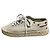 Autre Marque DIESEL Canvas Espadrille Sneaker Braun Grau - Ansicht 4