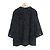 Chanel Camellia Pattern Velour Collarless Jacket Black - view 2