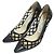 Décolleté a punta in pelle traforata Jimmy Choo Nero