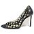 Décolleté a punta in pelle traforata Jimmy Choo Nero - vista 2