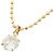 Autre Marque Collier en diamant Au750 Doré - vue 3