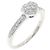 Autre Marque Anello Ponte Vecchio Heart Au750 Diamante Argento