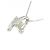 Autre Marque Collar de diamantes PT900 PT850 Plata - vista 4