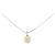 Autre Marque Platin-Diamant-Halskette Silber