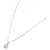 Autre Marque Platin-Diamant-Halskette Silber - Ansicht 2